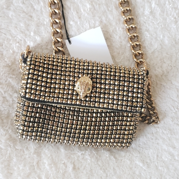 Kurt Geiger Accessories - Gold Kurt Geiger mini party crossybody